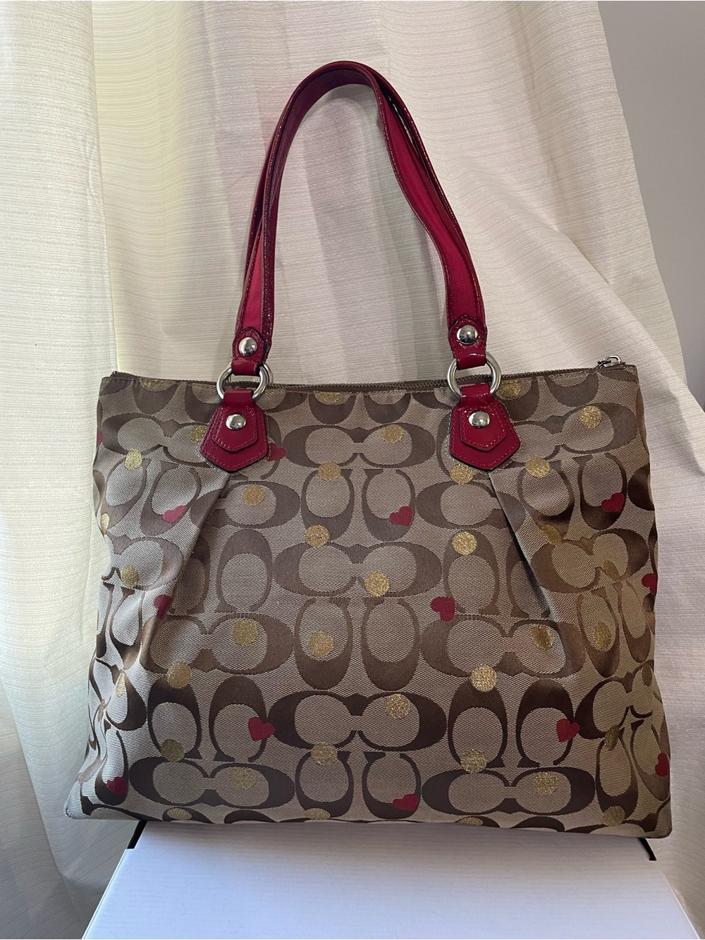 Coach Poppy 2010 Secret Admirer Tote Special Edition Valentine’s Day Coach Poppy - Picture 7 of 17